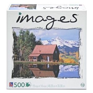 500 pc Sure-lox 19x13  Rustic Cabin, CO puzzle-NIB